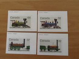 Canada Postcards Trains 1983. - Officiële Postkaarten