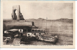 MARSEILLE - Promenade De La Corniche - Le Monument Aux Morts De L'Armée D'Orient - Endoume, Roucas, Corniche, Beaches