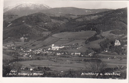 3026) KIRCHBERG Am WECHSEL - J. Reiter - Blick Auf Ort Dünn Besiedelt Und Kirche Auf Hang ALT ! 1942 - Wechsel