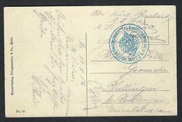 ALLEMAGNE 1916:  CP En FM De Metz (Lorraine) Pour Reutlingen, Cachet De Censure Allemand - Feldpost (franchigia Postale)