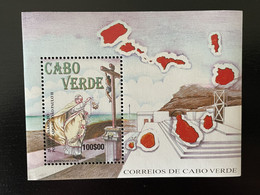 Cape Kap Verde Cabo Verde 2003 Mi. Bl. 38 Papa Joao Paulo II Pope Papst Pape John Johannes Paul - Islas De Cabo Verde