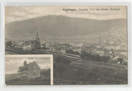 57 Moselle Algringen Algrange Unterer Teil Mit Grube Burbach Kathol Schwesternhaus Ed Photo Muller N 895 - Andere & Zonder Classificatie