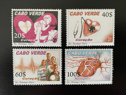 Cape Verde Cabo Verde 2011 Mi. 992 - 995 Coraçao Heart Herz Coeur - Medicina