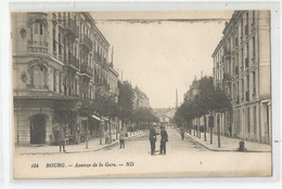 01 Ain Bourg Avenue De La Gare Animée - Altri & Non Classificati