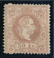 * 1867 50kr Eredeti Gumival / Original Gum. Certificate: Strakosch - Other & Unclassified