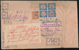 1924 Tértivevényes Hivatalos Levél, Rendkívüli Postatörténeti Dokumentum / Official Cover With Recorded Delivery. A Uniq - Altri & Non Classificati