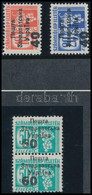 ** Ungvár II. 1945 4 Db Számolólap Illetékbélyeg (415.000) / 4 Stamps. Signed: Bodor - Altri & Non Classificati