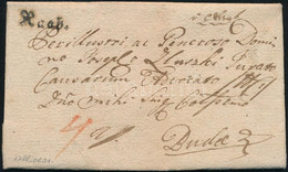 1788 Portós Levél / Unpaid Cover "Raab" - Buda - Other & Unclassified