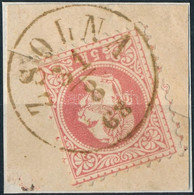 1867 5kr Kivágáson / On Cutting, Barna / Brown "ZSOLNA" - Other & Unclassified