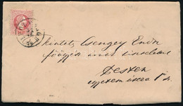 ~1870 5kr Levélen / On Cover "IPOLYSÁGH" - Other & Unclassified