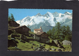 101355    Svizzera,  Trift-Alp  Ob   Saas-Grund  Mit   Blick Gegen  Die Mischabelgruppe,  VG  1969 - Saas-Grund