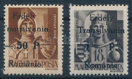 ** Székelyudvarhely 1945 2 Klf Bélyeg / 2 Different Stamps Signed: Bodor - Altri & Non Classificati