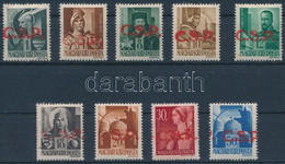 ** Rimaszombat 1945 9 Klf Bélyeg / 9 Different Stamps, Signed: Bodor - Altri & Non Classificati