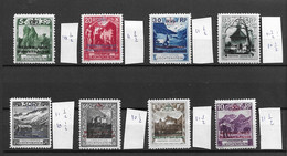 1932 MNH Liechtenstein, Mi 1-8 Postfris** (remark) - Official