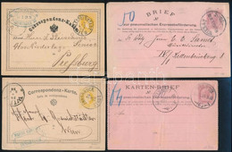 Ausztria 25 Db Nagyrész Futott Díjjegyes Az 1870-1910-es évekbőlköztze Csőposták / Austria 25 Mostly Used PS-cards, Cove - Other & Unclassified