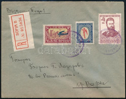 1927 Ajánlott Légi Levél / Registered Airmail Cover Sofia - Varna - Other & Unclassified