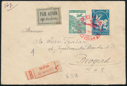 1932 Ajánlott Légi Levél Belgrádba / Registered Airmail Cover To Beograd - Other & Unclassified