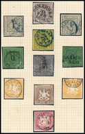 O 1851-1857 11 Bélyeg Albumlapon / 11 Stamps On Album Page (Mi EUR 1.515.-) - Other & Unclassified