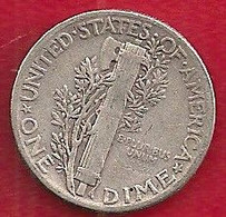 ÉTATS-UNIS 1 DIME - 1945 - Andere & Zonder Classificatie