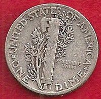 ÉTATS-UNIS 1 DIME - 1945 - Altri & Non Classificati