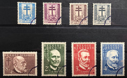 België, 1953 -- Nr 930-37, Antiteringszegels, Gestempeld, OBP 39€ - Usados