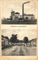 T2/T3 1935 Bélaház, Boleráz; Fő Utca, Kukoricakeményítő Gyár / Main Street, Cornstarch Factory (fl) - Non Classificati