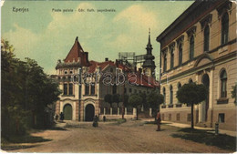 T2 1910 Eperjes, Presov; Posta Palota, Görög Katolikus Papnövelde / Post Palace, Seminary - Non Classificati