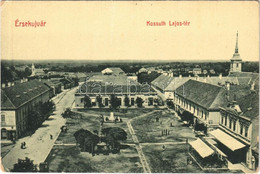 ** T2 Érsekújvár, Nové Zámky; Kossuth Lajos Tér, Nemzeti Szálloda, Steiner Miksa üzlete. W.L. 426. / Square, Shops, Hote - Non Classificati