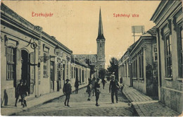 T2 1909 Érsekújvár, Nové Zámky; Széchenyi Utca, Templom. W.L. 439. / Street, Church - Non Classificati