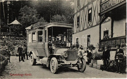 T2 1912 Feketehegyfürdő, Merény, Nálepkovo; Autóbusz Megállóhely / Autobus Station - Non Classificati