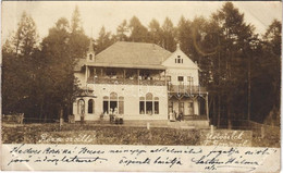 T2/T3 1899 (Vorläufer) Felsőróna, Horná Roven (Selmecbánya, Banská Stiavnica); Róza Szálló / Hotel. Photo (EK) - Non Classificati