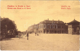 T2 1912 Bród, Nagyrév, Slavonski Brod, Brod Na Savi; Jelacic Trg. W.L. 139. / Platz / Square, Market / Piac A Téren - Unclassified