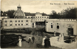 T2 1912 Daruvár, Kup Daruvar; János Fürdő és Antoni Forrás, Kerekes Kút. Josip Epstein Kiadása / Spa, Spring / Bath, Que - Unclassified