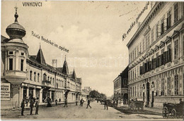 T2 1915 Vinkovce, Vinkovci; Palaca Brodske Im Opcine, Kr. Velika Gimnazija / Utca, Brod Palota, Gimnázium, J. Reich Gyóg - Unclassified