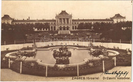 T2 1908 Zagreb, Zágráb; Vasútállomás / Drzavni Kolodvor / Railway Station - Unclassified