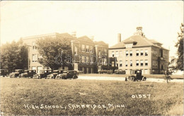 T2/T3 1932 Cambridge (Minn.) High School, Automobiles. Photo (EB) - Non Classificati