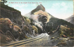 ** T1 Colorado, St. Peters Dome On The Cripple Creek Short Line, Railway Line, Locomotive - Non Classificati