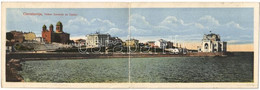 * T2/T3 1918 Constanta, Vedere Generala Du Cazino / Casino, Cathedral. Folding Panoramacard (EK) - Non Classificati