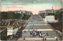 * T2/T3 1910 Odessa, Odesa; L'escalier Du Boulevard De Nicolas / Staircase (EB) - Unclassified