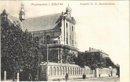 ** T1 Zhovkva, Zsovkva, Zólkiew, Zolkwi; Kósciól O.O. Dominikanów / Church - Non Classificati