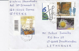 Cover From GREECE To  LITHUANIA 2013 #27082 - Briefe U. Dokumente