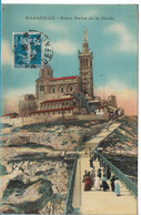 MARSEILLE - N-D De La Garde - Notre-Dame De La Garde, Aufzug Und Marienfigur