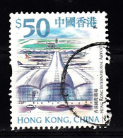 Hong Kong 1999 Mi Nr 912 Vliegveld Chek Lap Kok, Airplane - Used Stamps