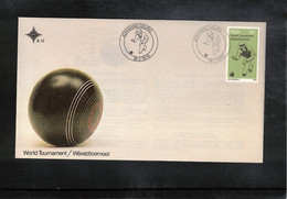 South Africa 1976 World Bowls Championship FDC - Petanque
