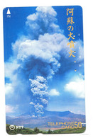 Télécarte NTT - Volcan - 390-204 - Volcanos