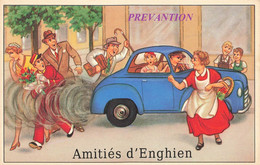 Amitiés D'ENGHIEN - Carte Colorée - Enghien - Edingen