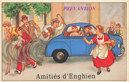 Amitiés D'ENGHIEN - Carte Colorée - Edingen