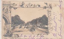 Delcampe - *** 75  ***  PARIS  Avenue Des Champs Elysées -  Décor Art Déco  Précurseur Timbré TTB - Champs-Elysées