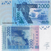 WEST AFRICAN STATES, NIGER, 2000 Francs, 2014, Code H, P616Hn, UNC - États D'Afrique De L'Ouest