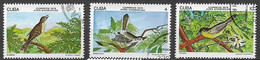 CUBA 1978 UCCELLI DI CUBA  YVERT. 2046-2048 USATA VF - Otros & Sin Clasificación